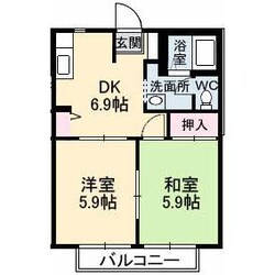 パークボナベンチャーハイツの物件間取画像